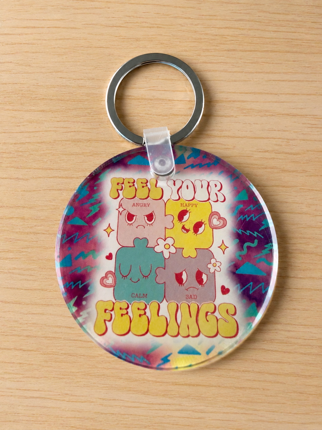 Feel Your Feelings Keychain