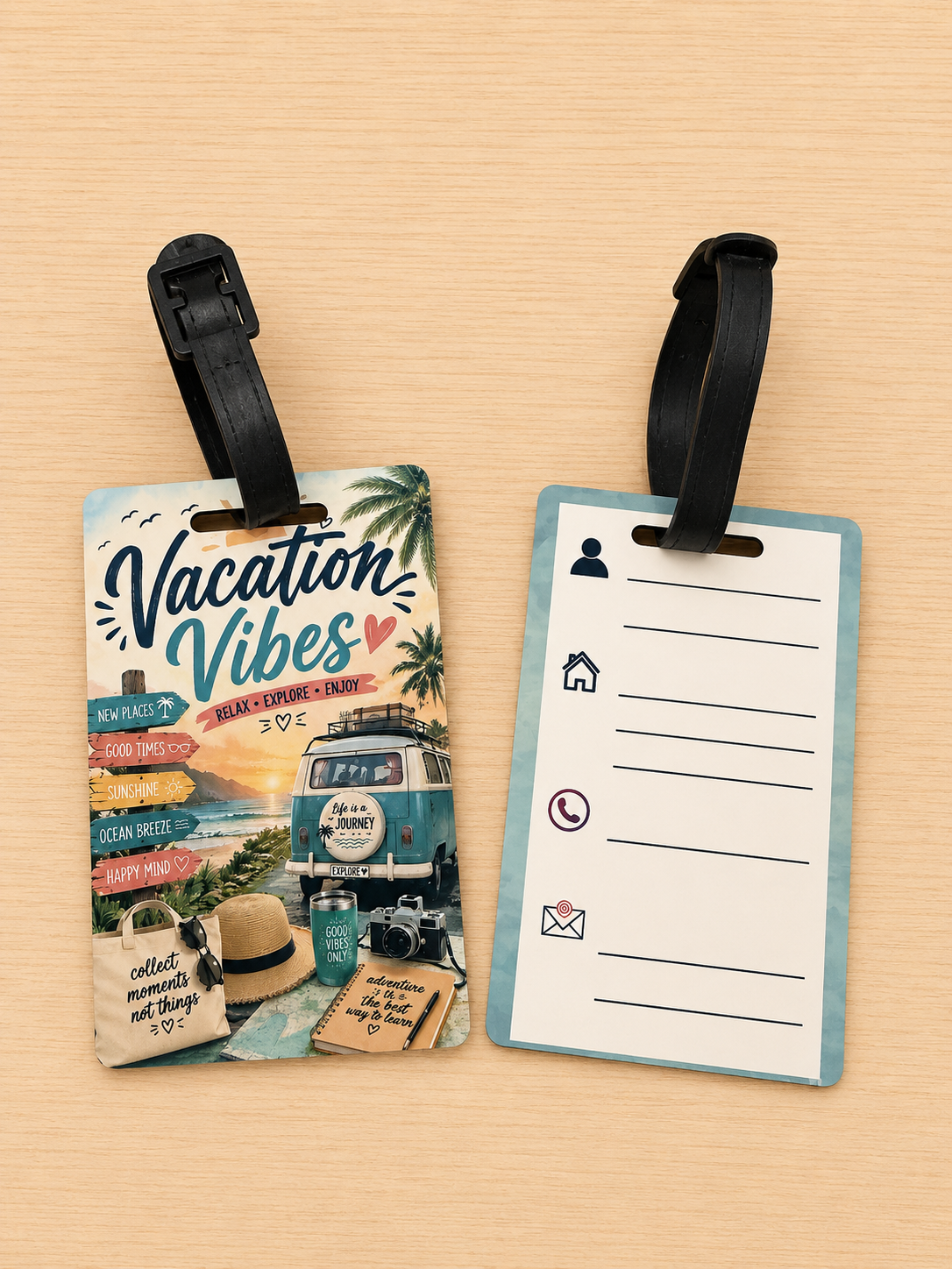 Vacation Vibes Luggage Tag