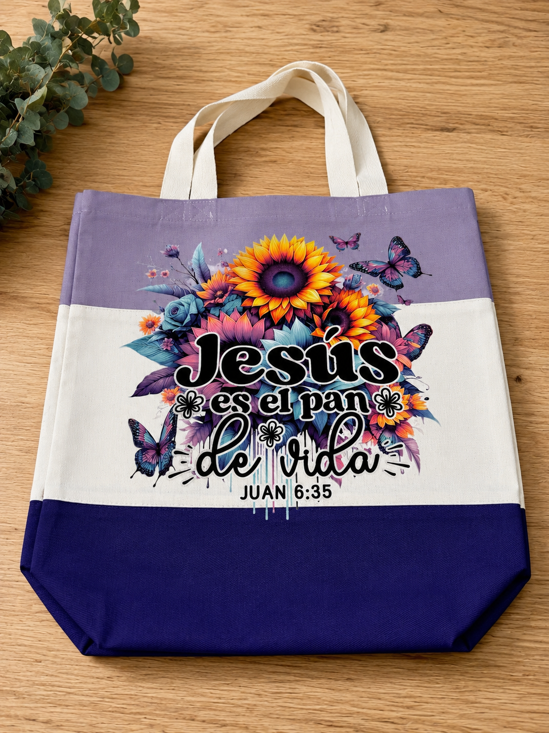 Jesus es el Pan de Vida Tote Bag