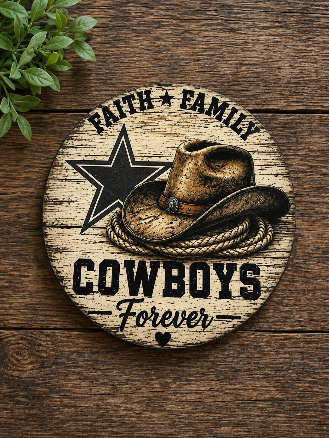 Rustic Dallas Cowboys Coasters