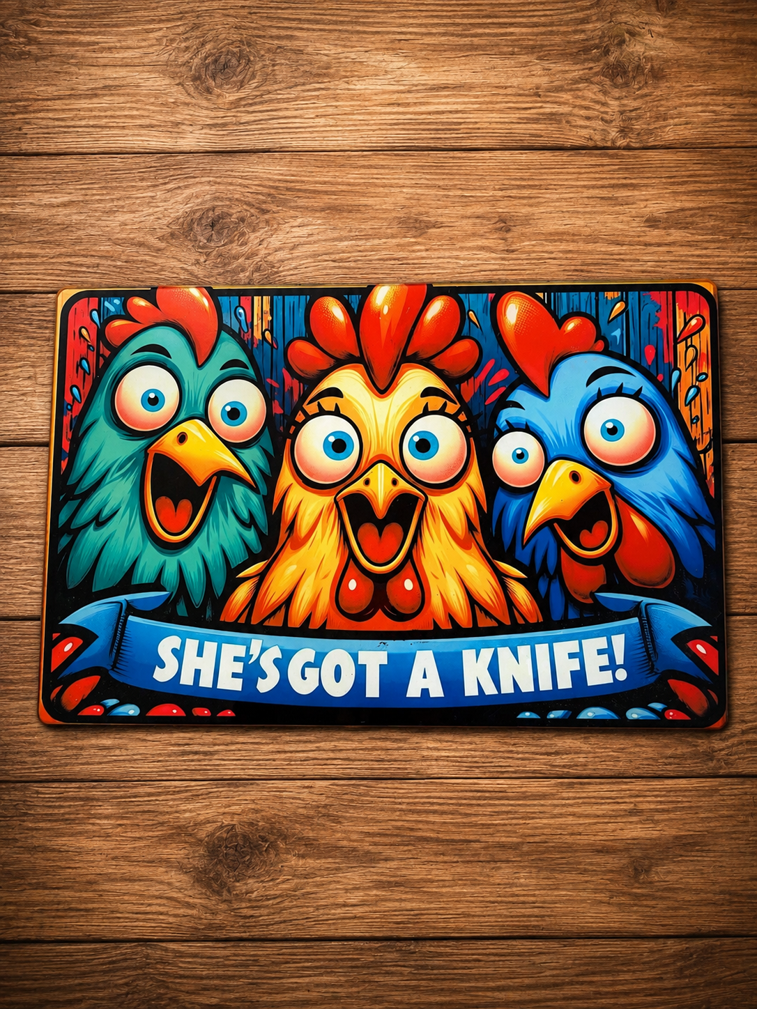 She’s Got A Knife Cutting Board