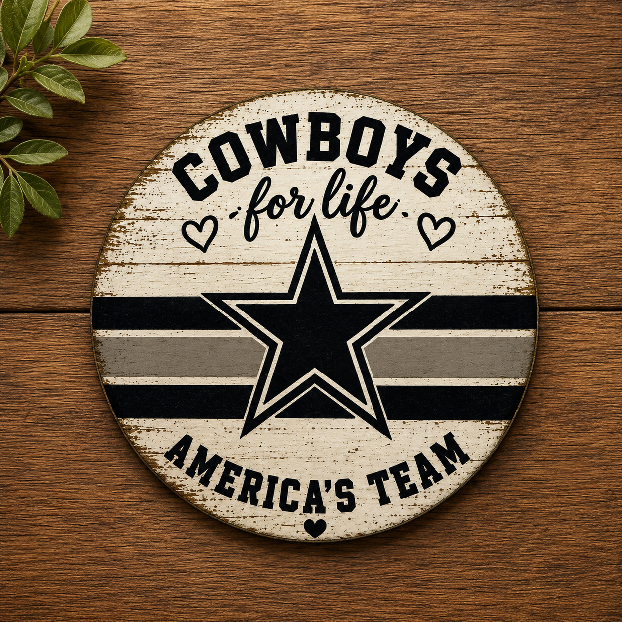 Rustic Dallas Cowboys Coasters
