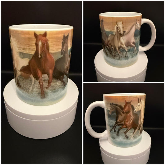 Running Horses Mug