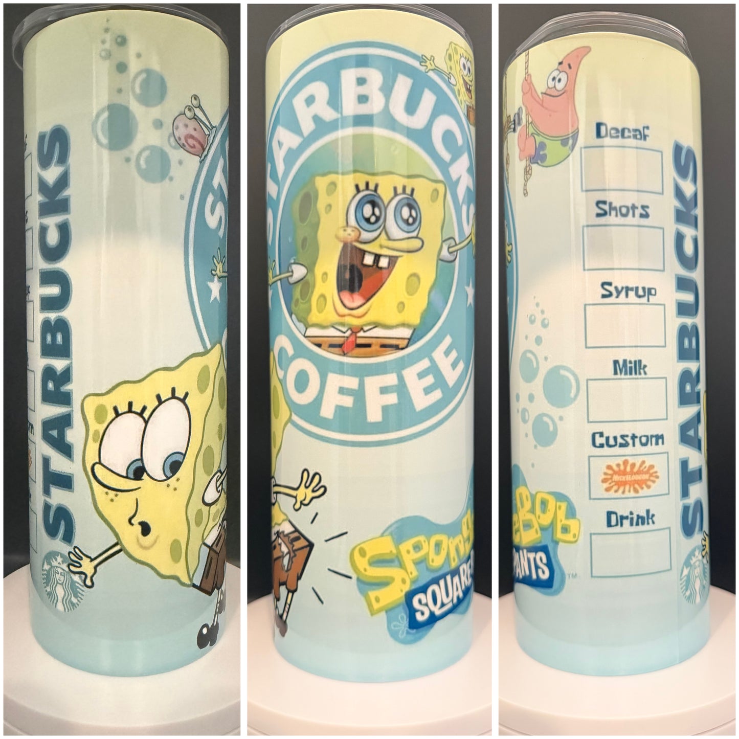 Spongebob Starbucks Coffee Tumbler