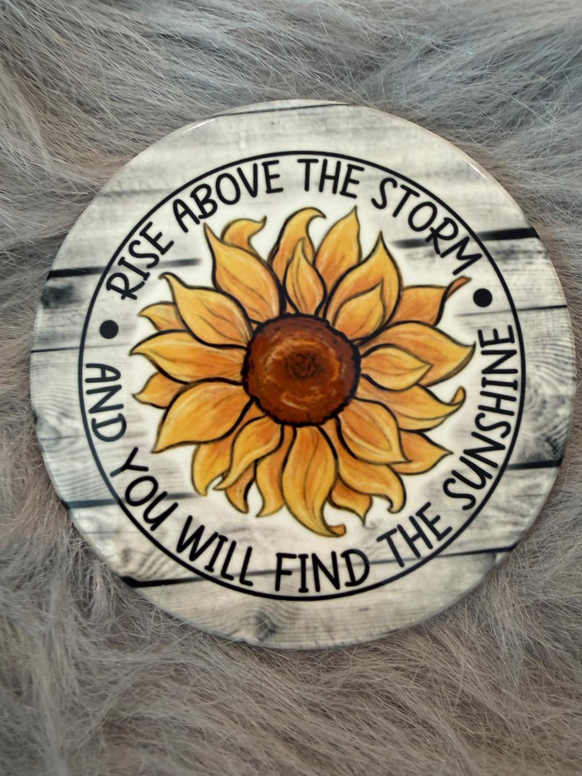 Sunflower Inspirational Coasters