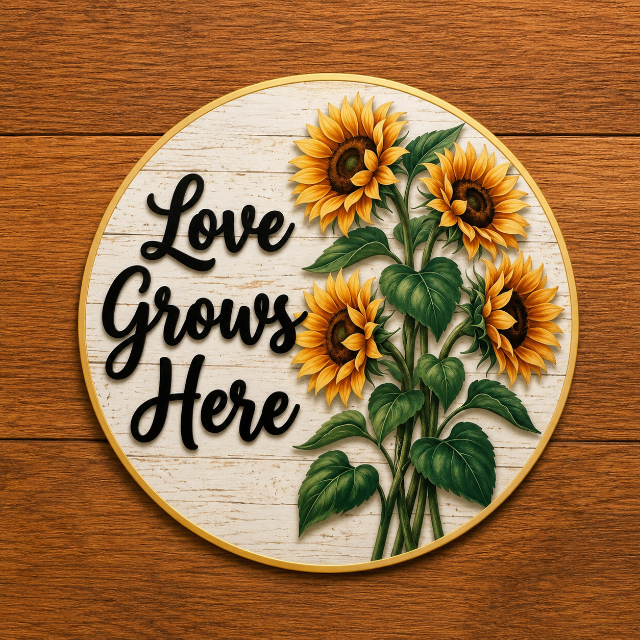 Sunflower Coasters
