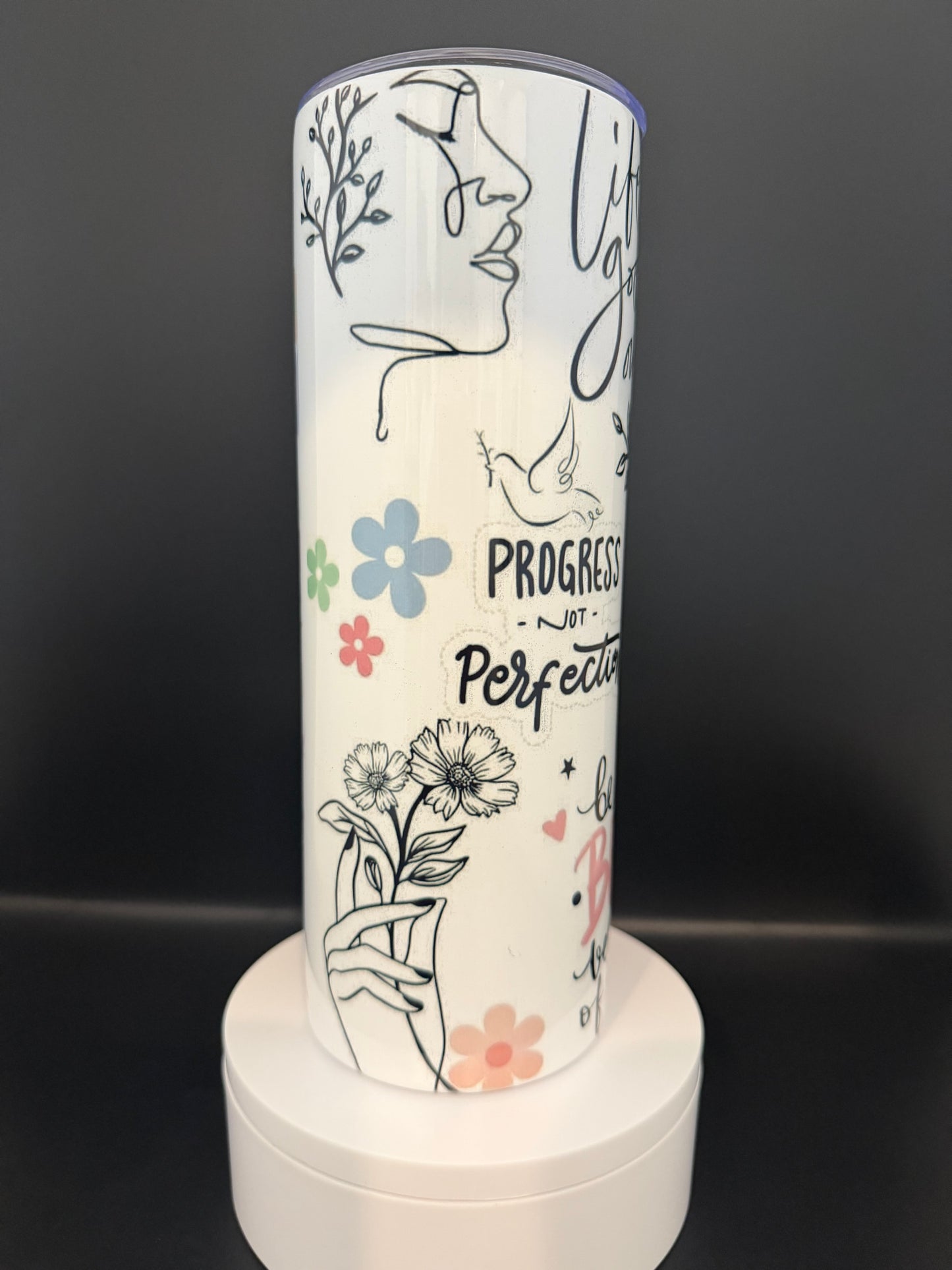 Progress not Perfection Tumbler