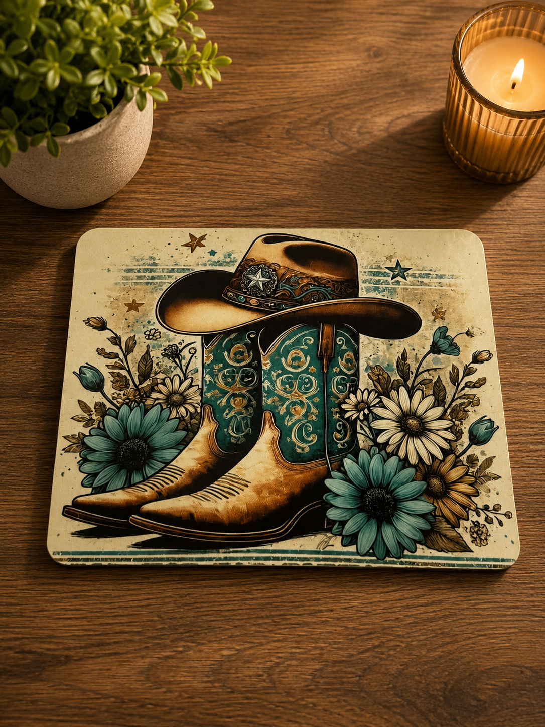 Western Girl Mouse Pad
