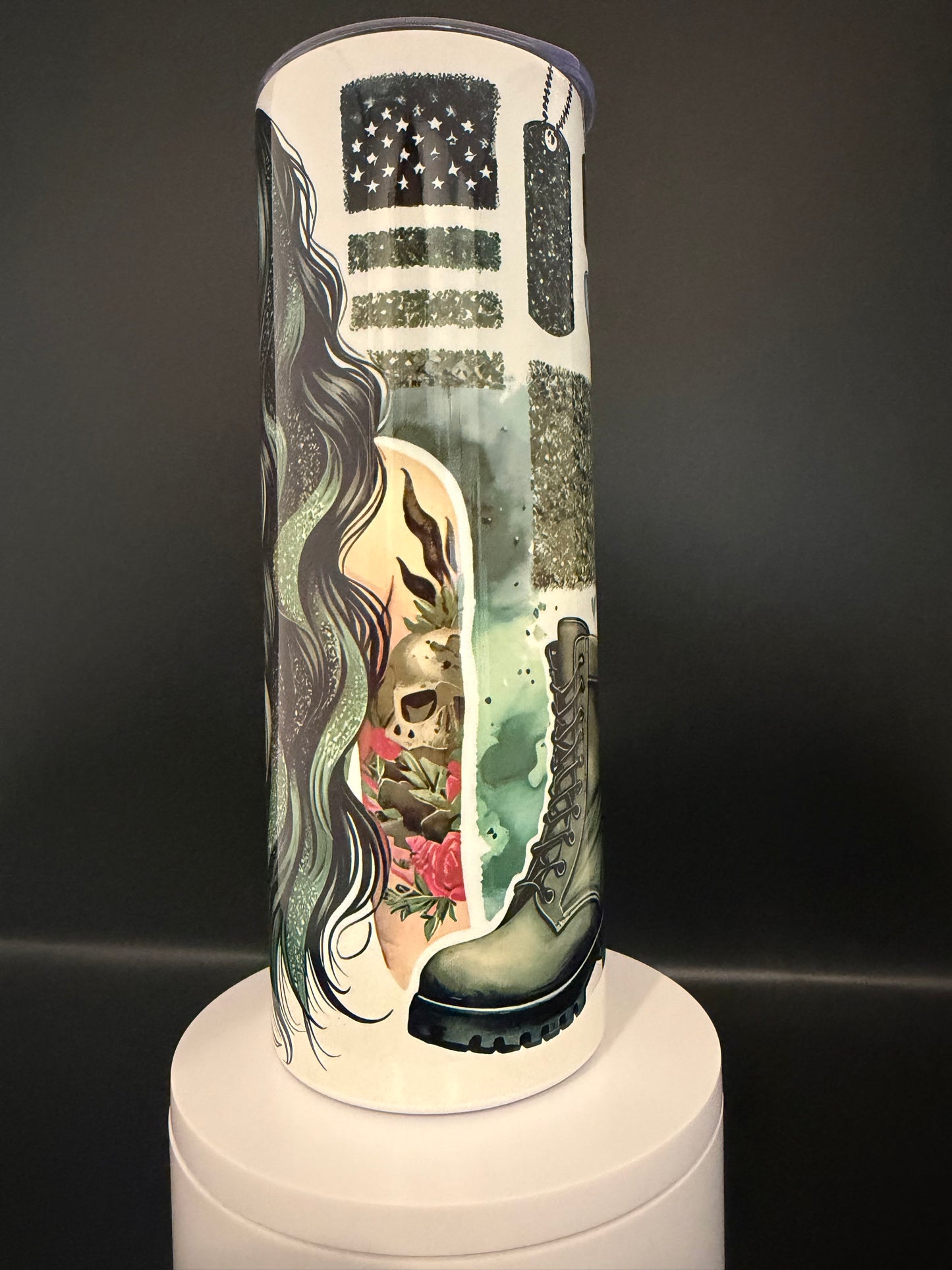 Proud Wife Military Tumbler