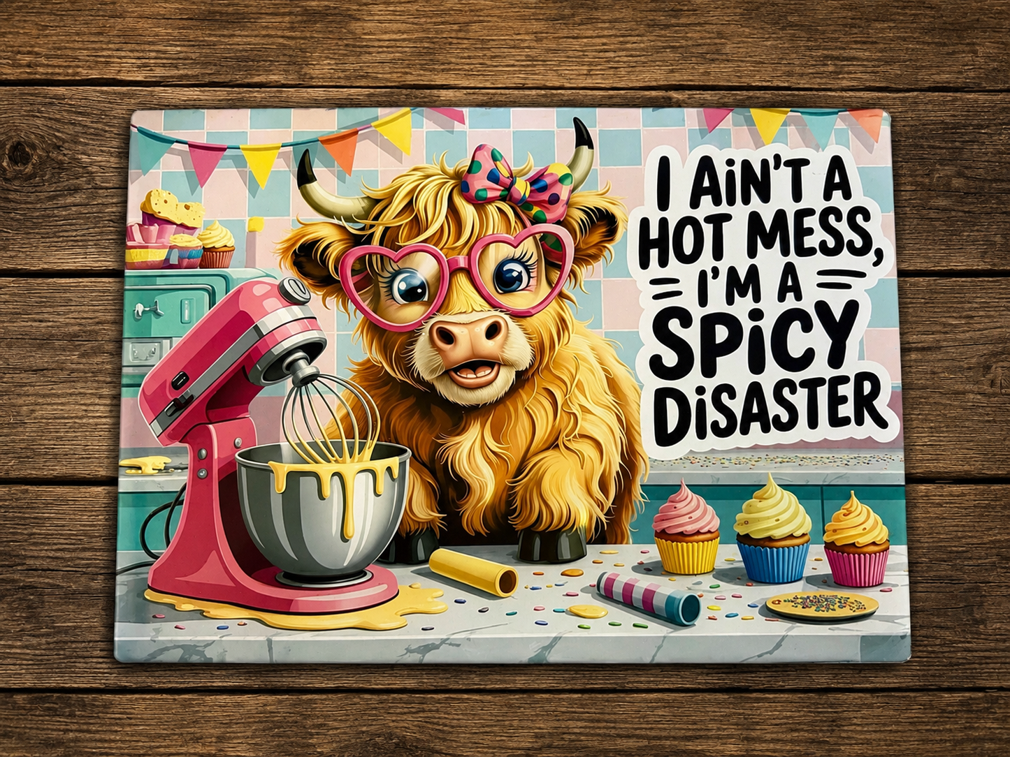 Spicy Disaster Cutting Board