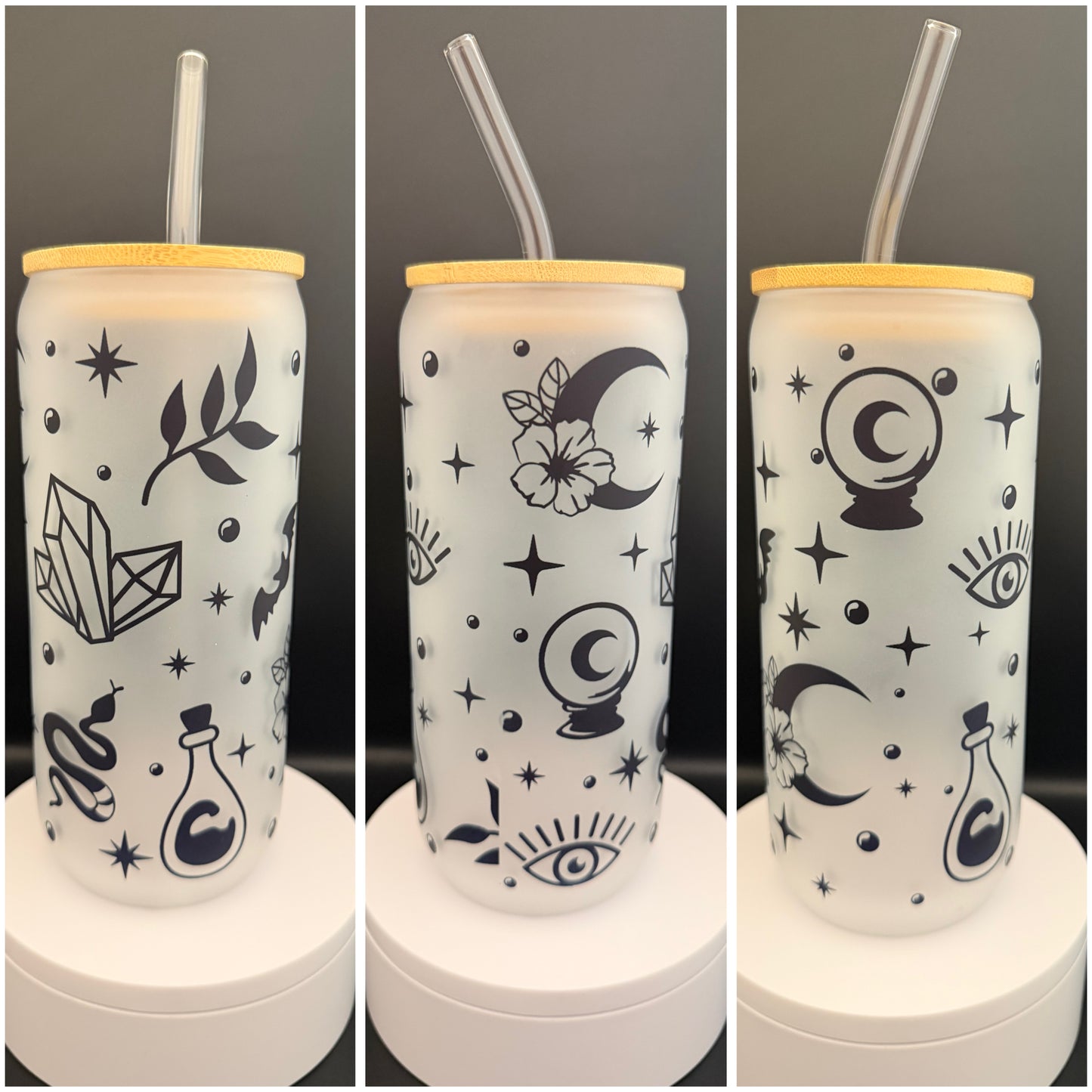 Dark Note Frosted Tumbler