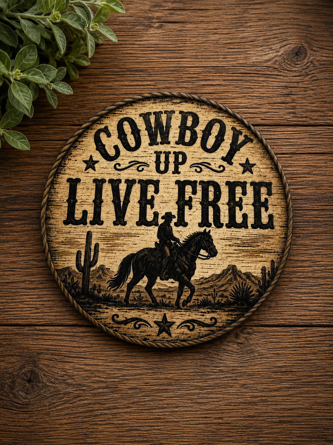 Western Rustic Coasters