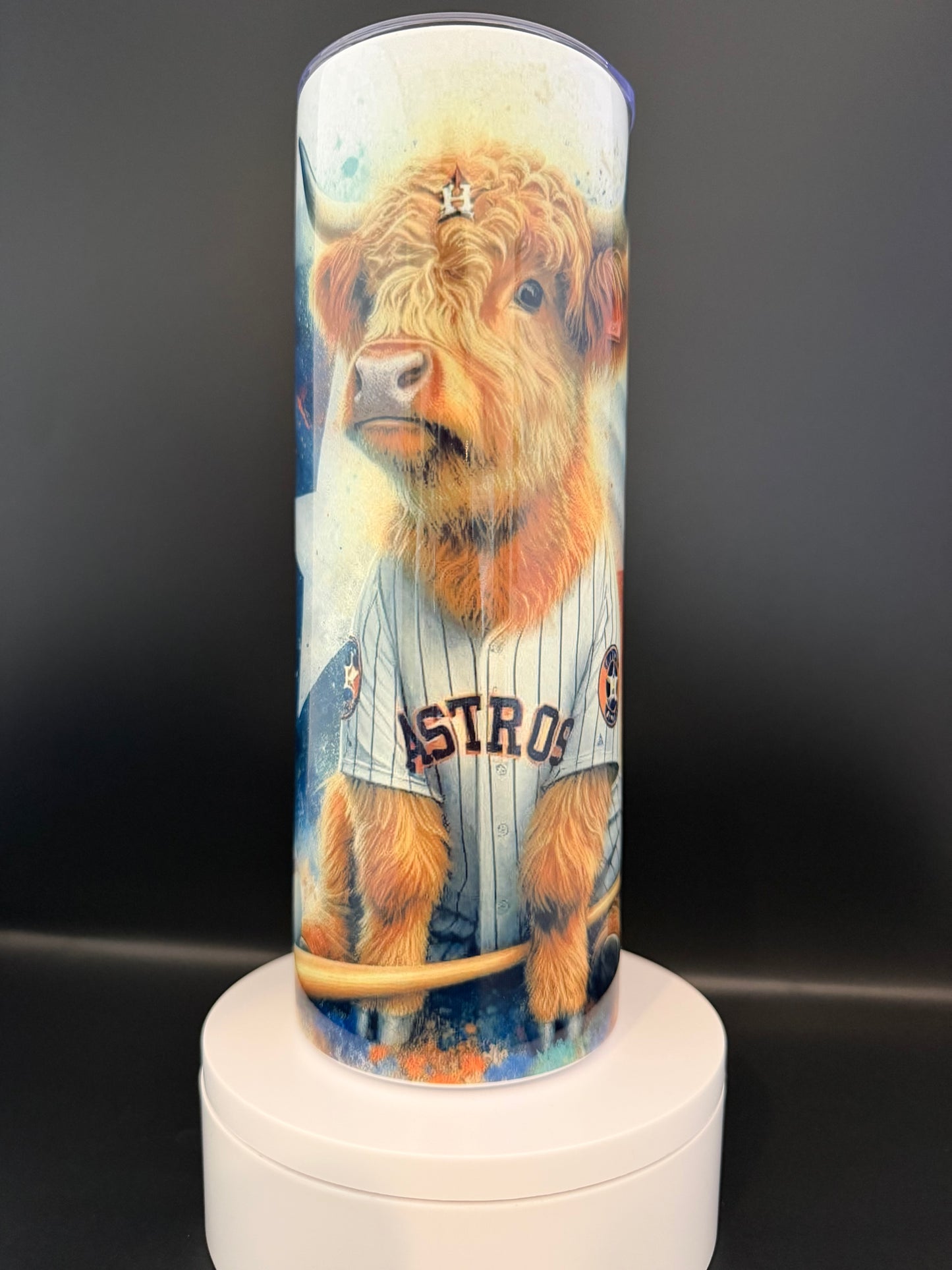 Astros Texas Flag Tumbler
