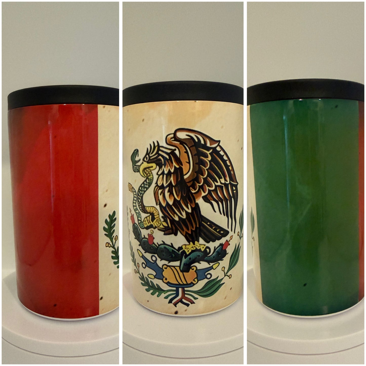 Mexican Flag Can Cooler