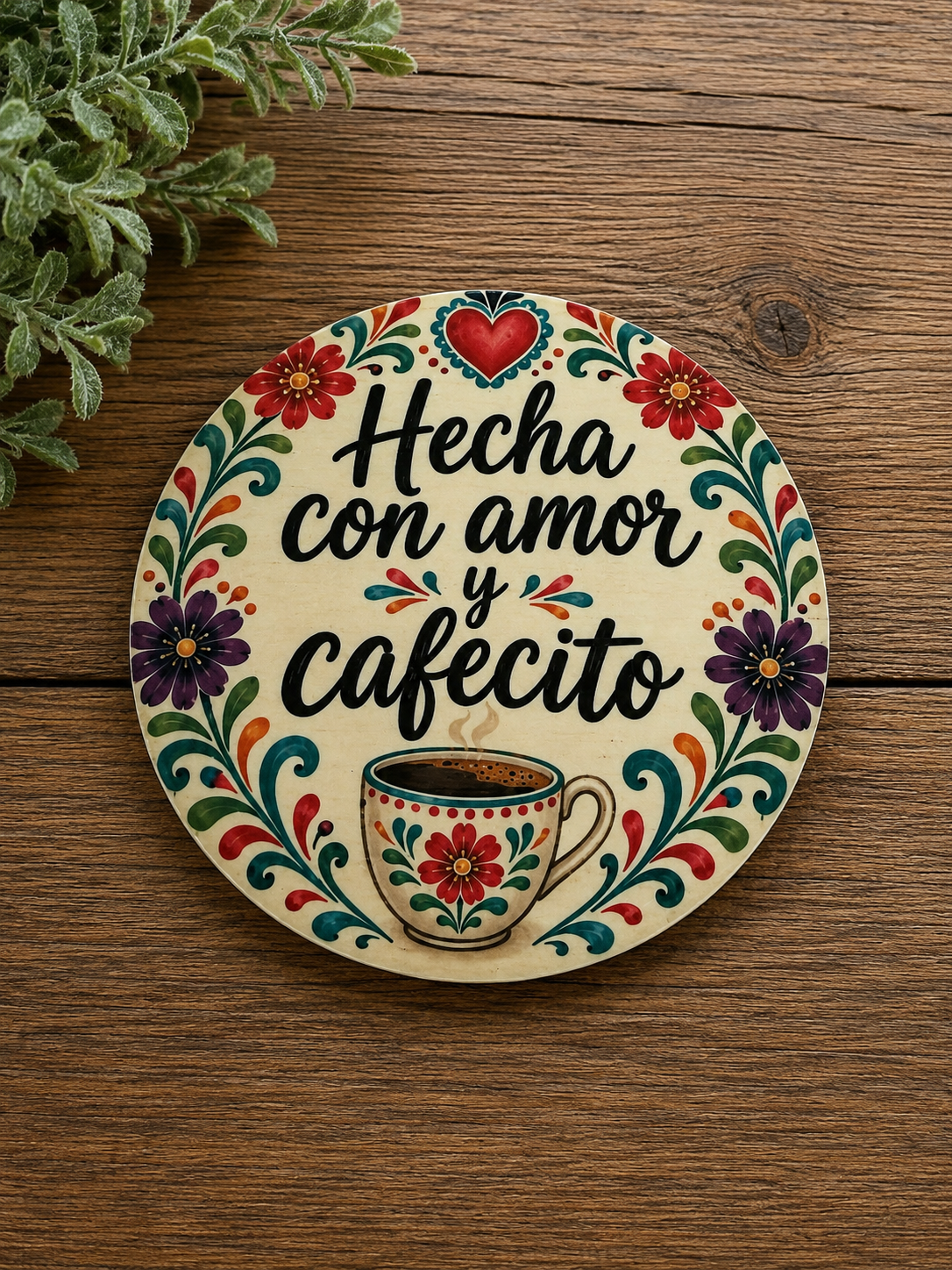 Amor y Cafecito Coasters
