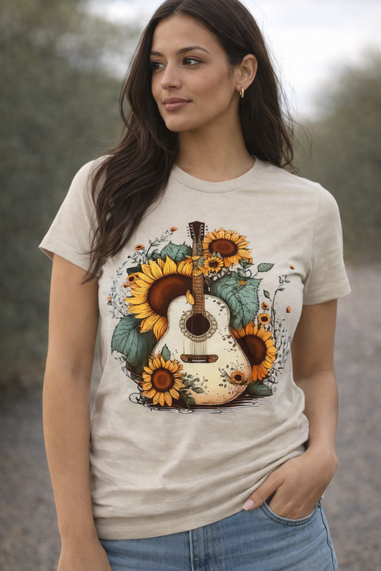 Guitar Sunflower