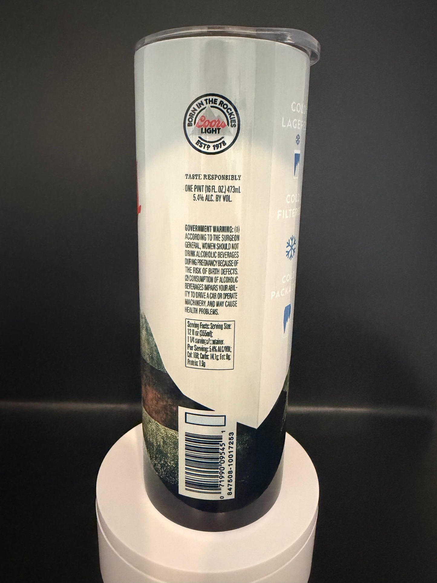PR Coors Light Tumbler
