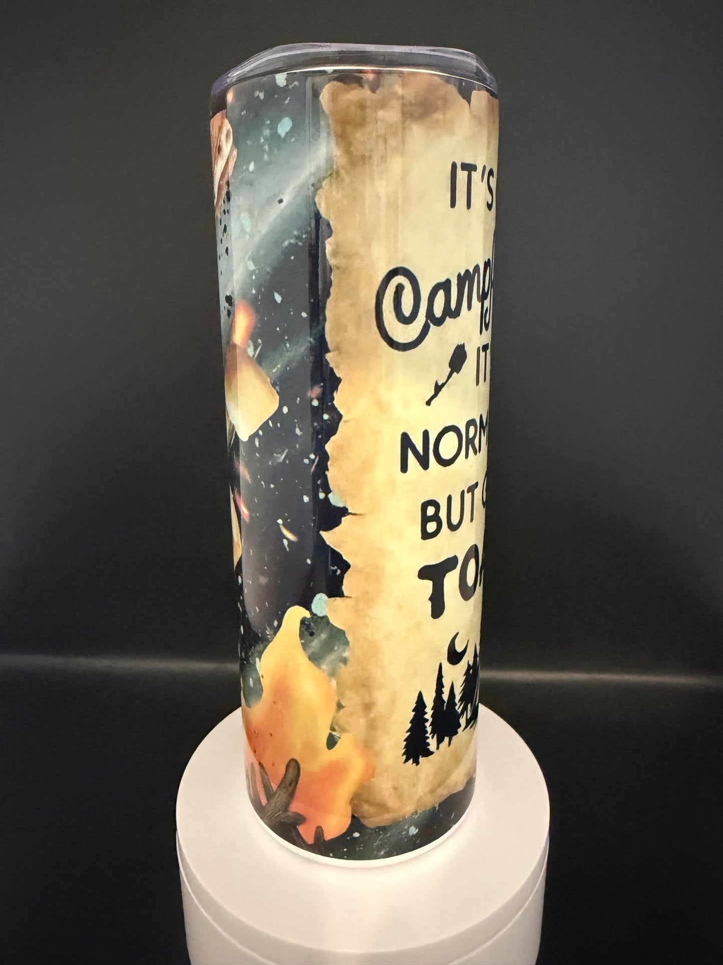 Campfire Water Tumbler