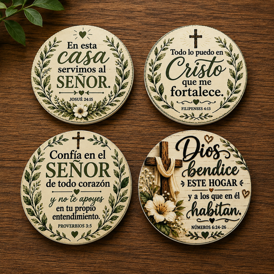 Hogar Cristiano Coasters