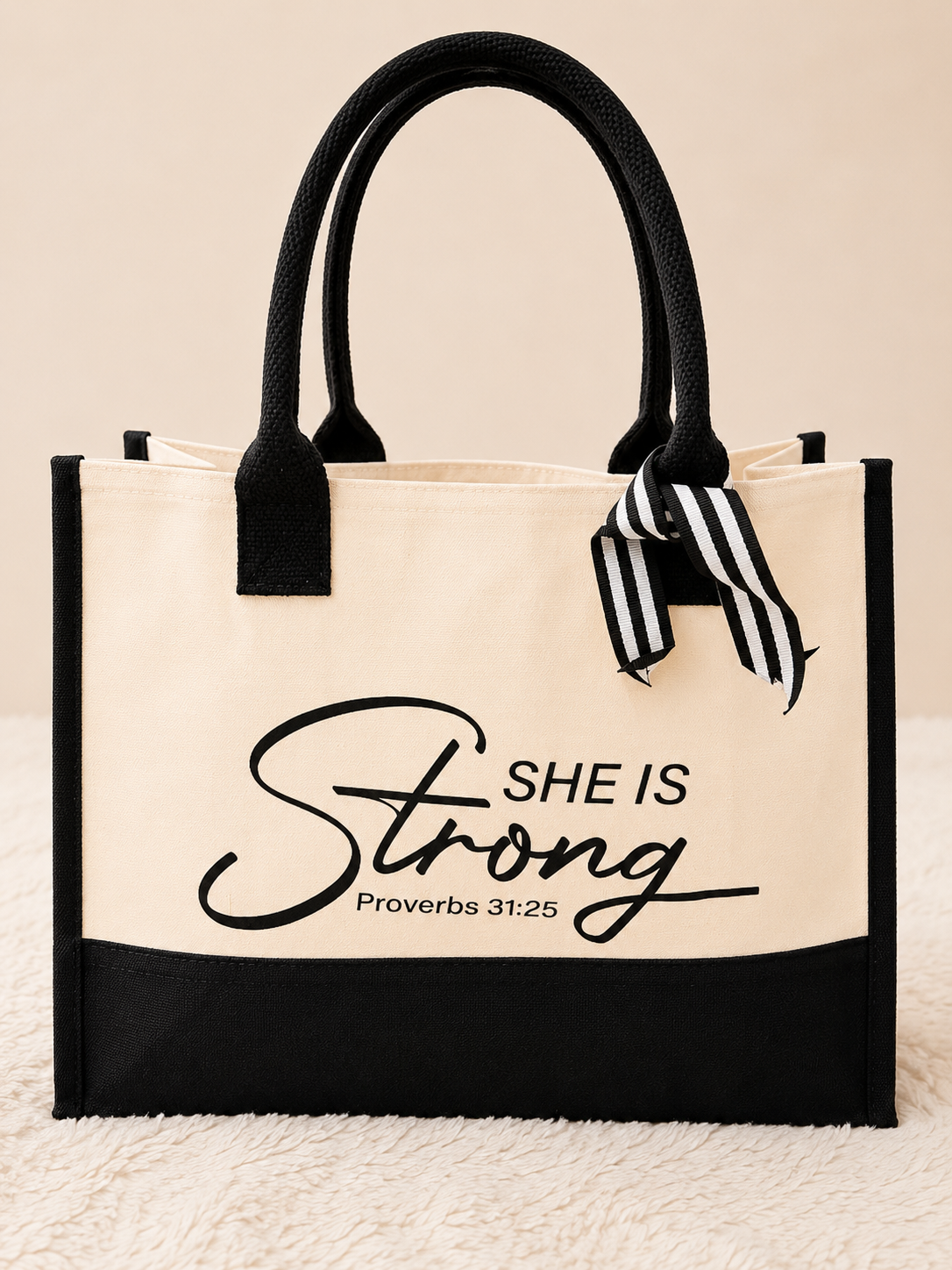 She is Strong Tote Bag