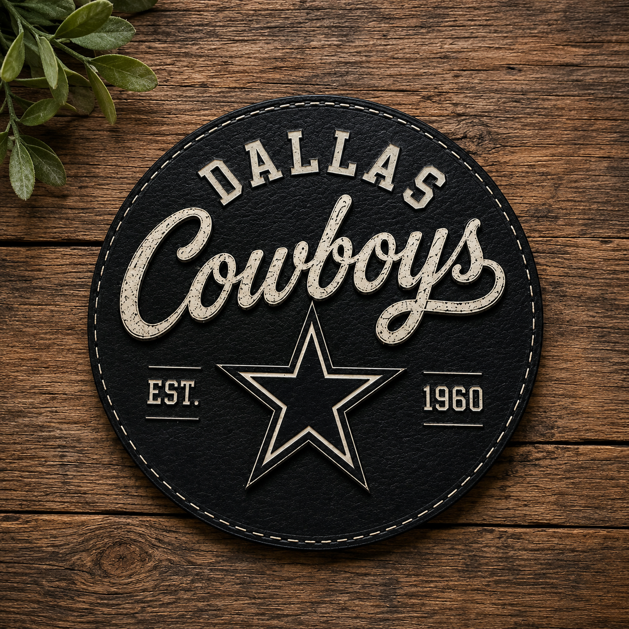 Rustic Dallas Cowboys Coasters