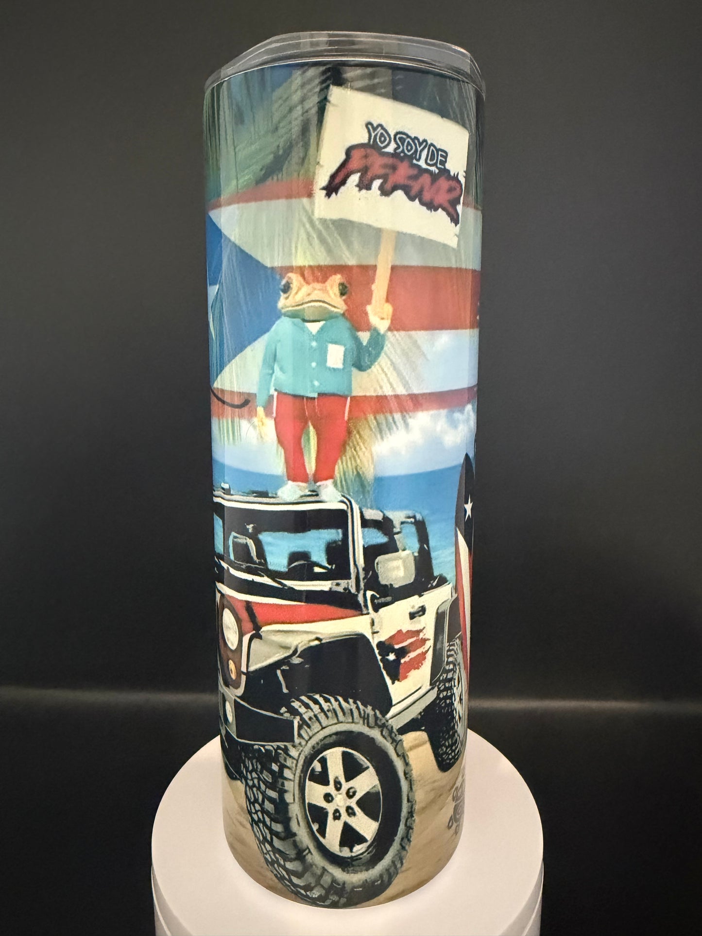 Bad Bunny PR Jeep Tumbler