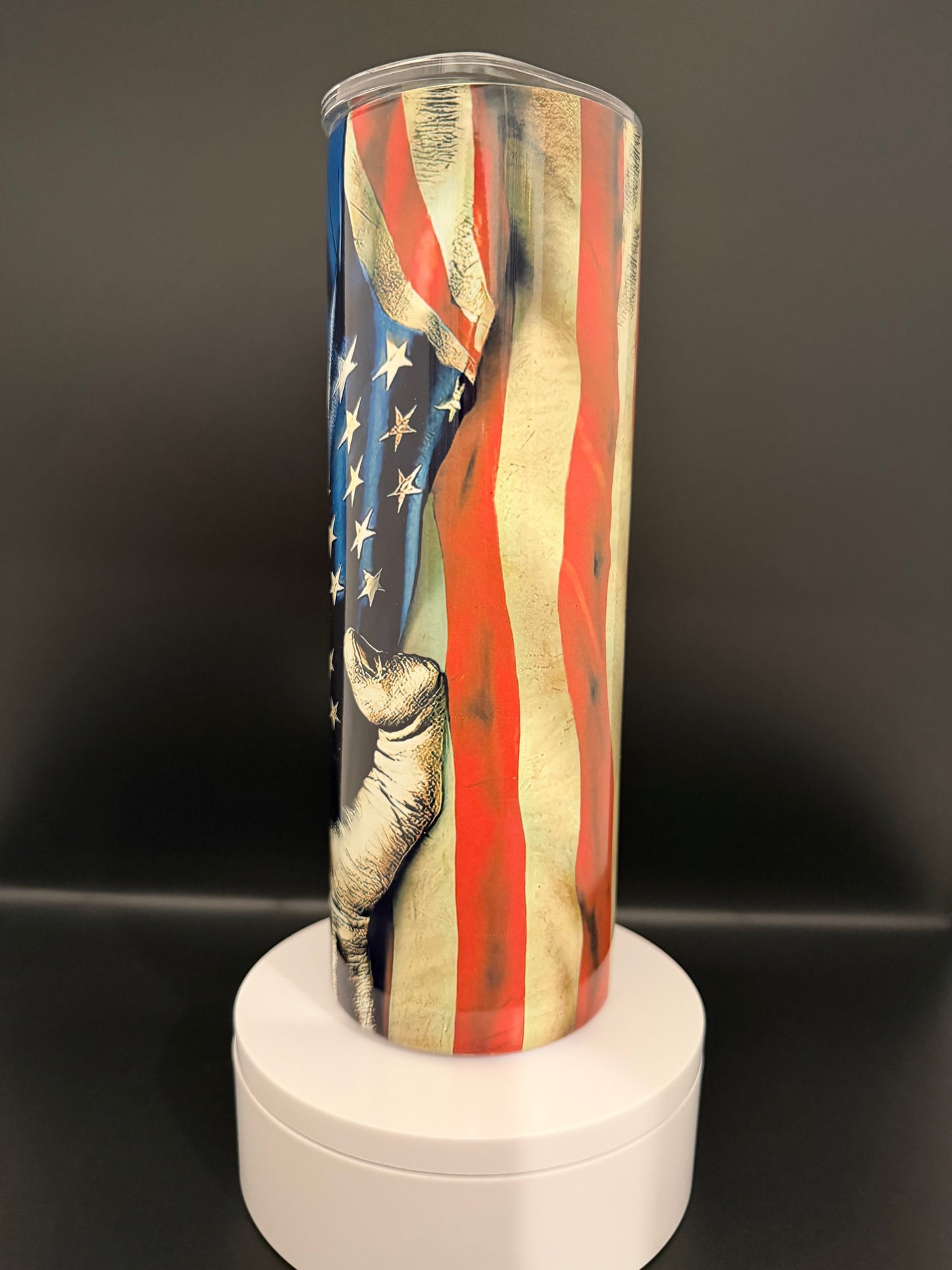 Texas & American Flag Tumbler