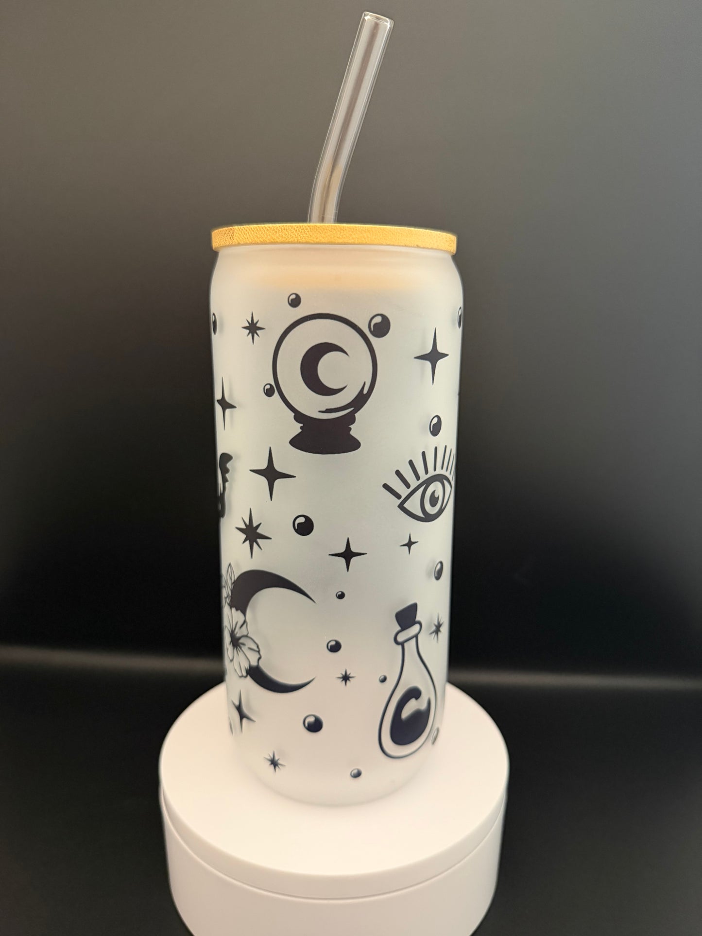 Dark Note Frosted Tumbler