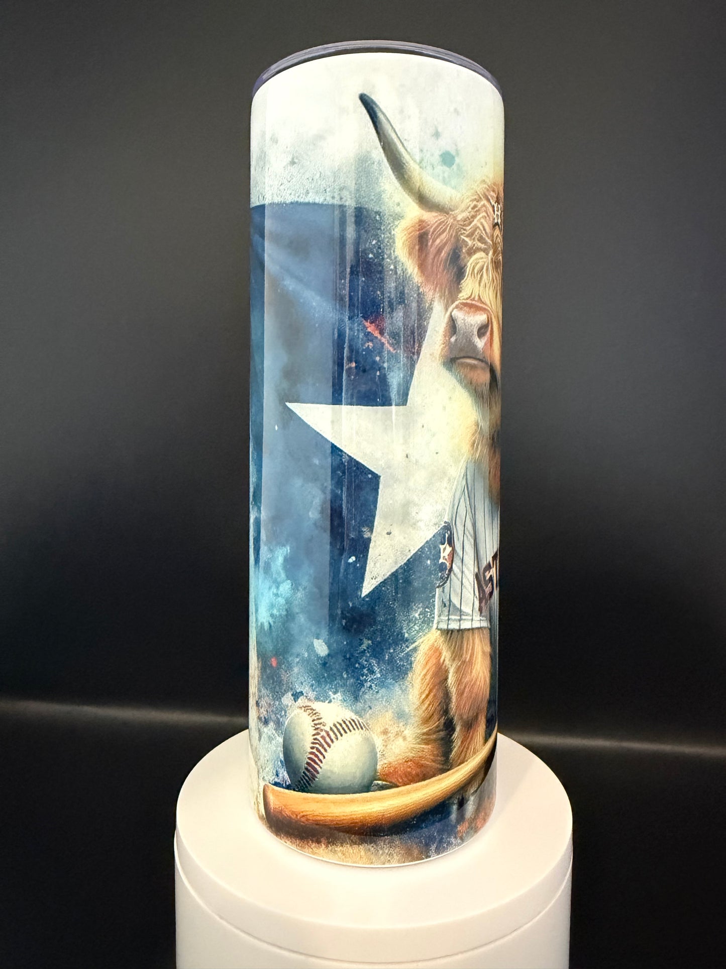 Astros Texas Flag Tumbler