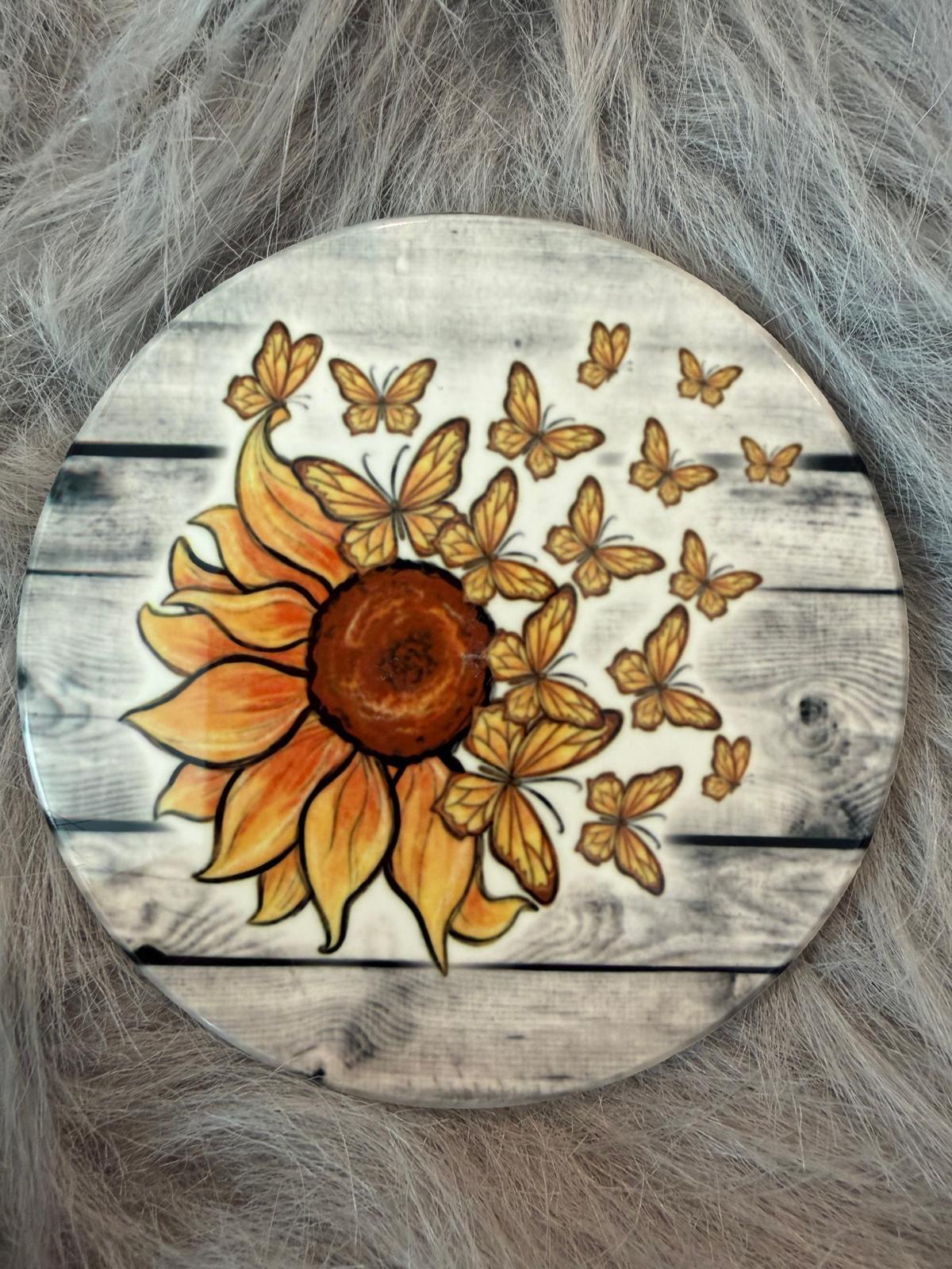 Sunflower Inspirational Coasters