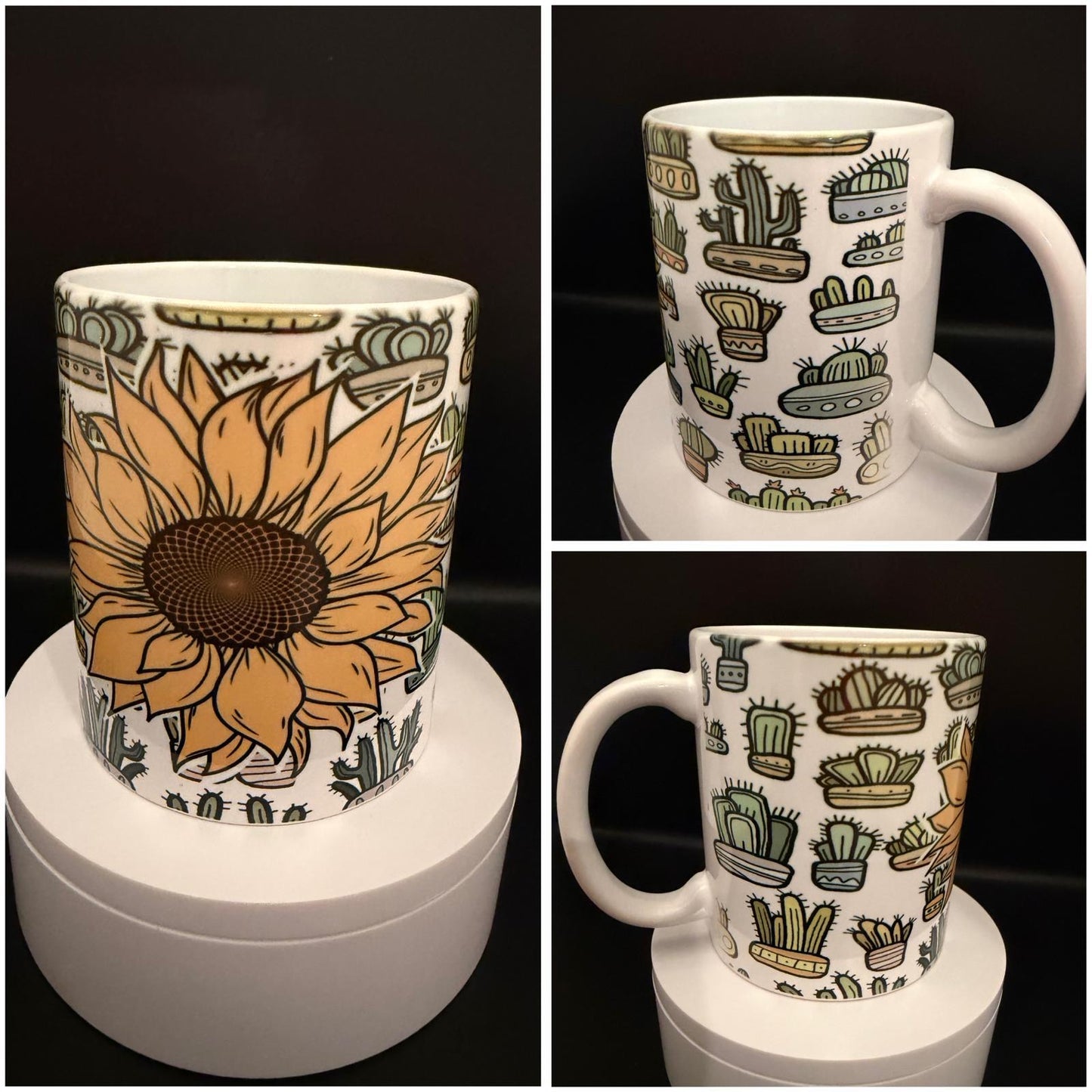 Cactus Sunflower Mug