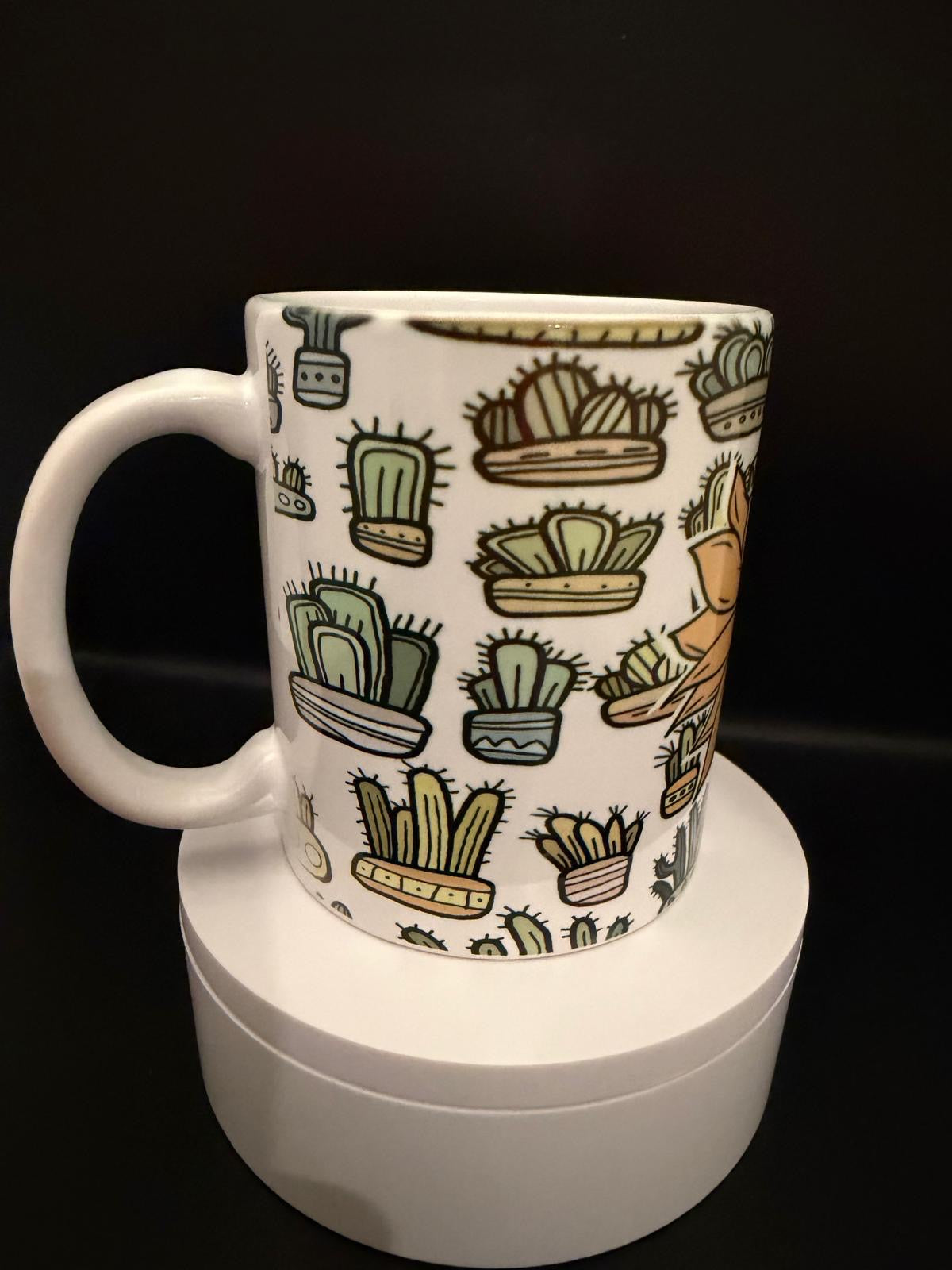Cactus Sunflower Mug