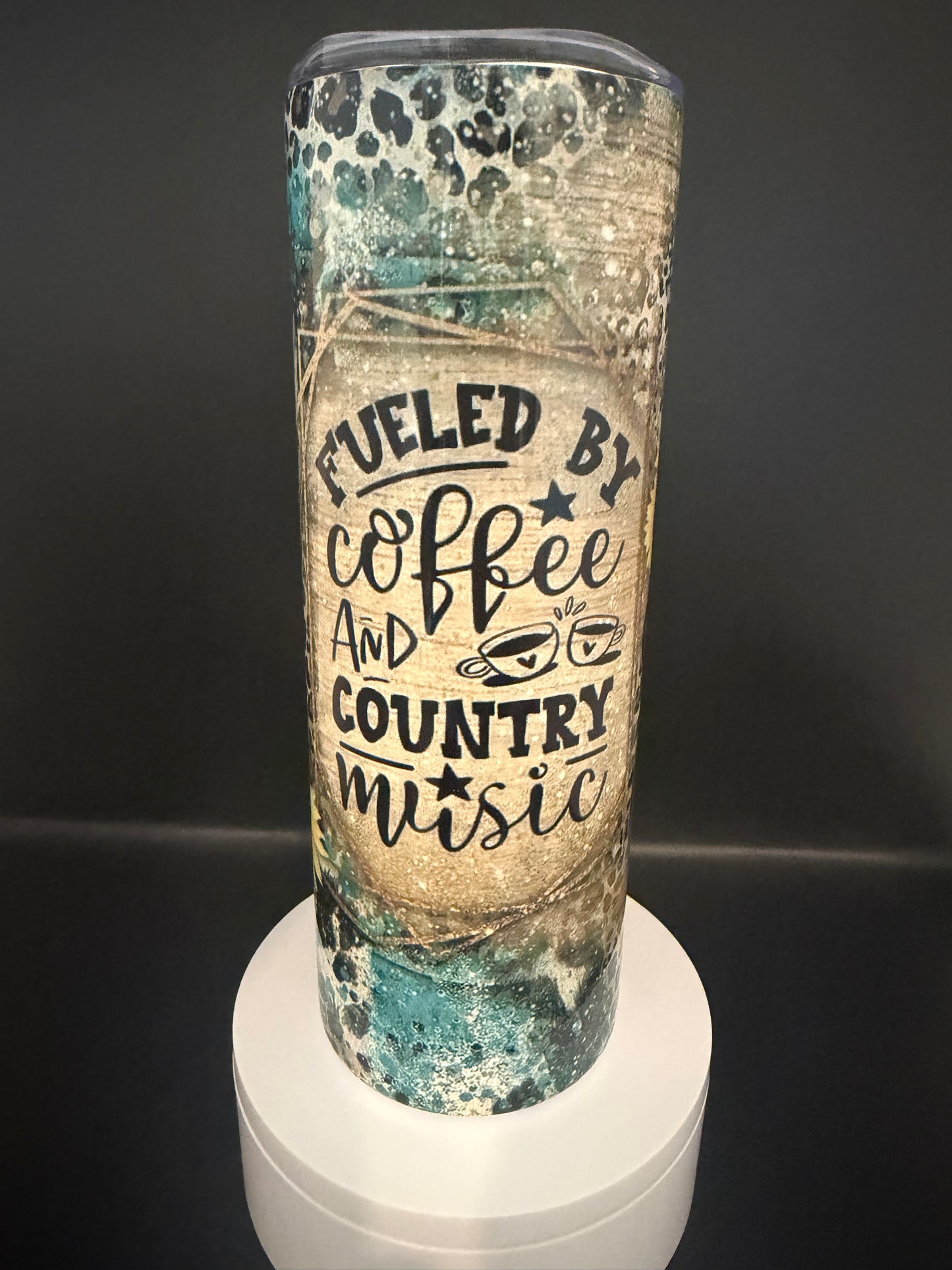 Fueled by Coffee & Country Music Tumbler