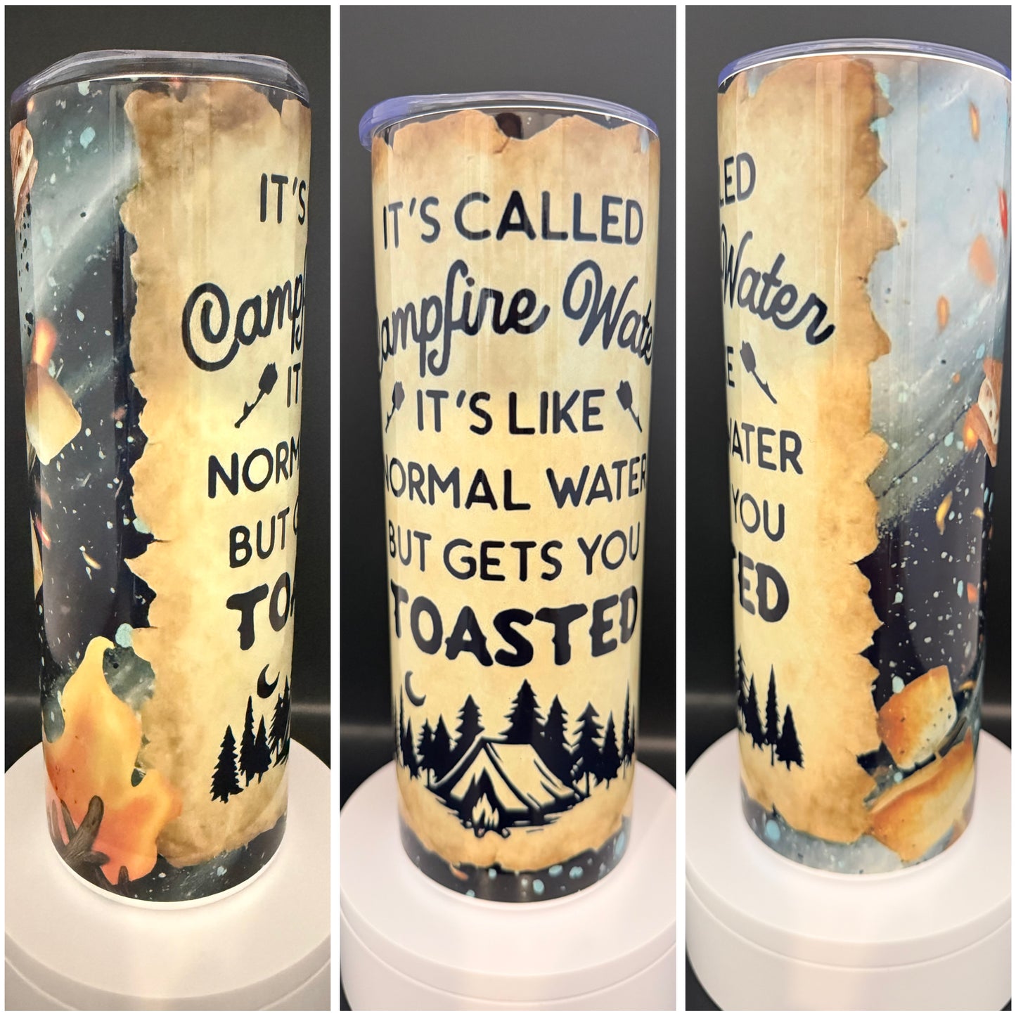 Campfire Water Tumbler