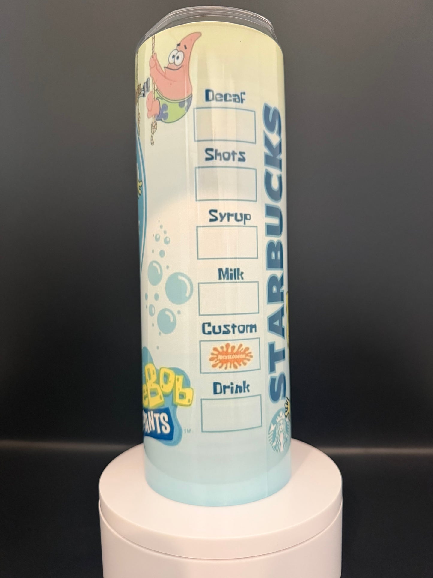 Spongebob Starbucks Coffee Tumbler