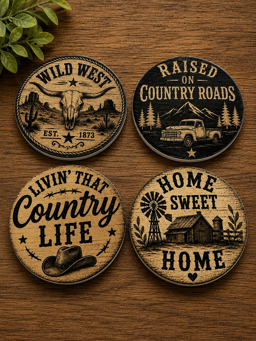 Country Life Coasters