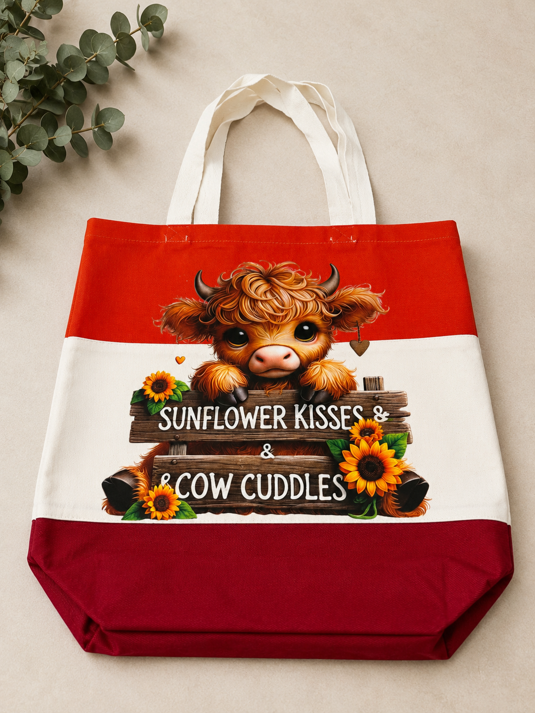 Sunflower Kisses Tote Bag