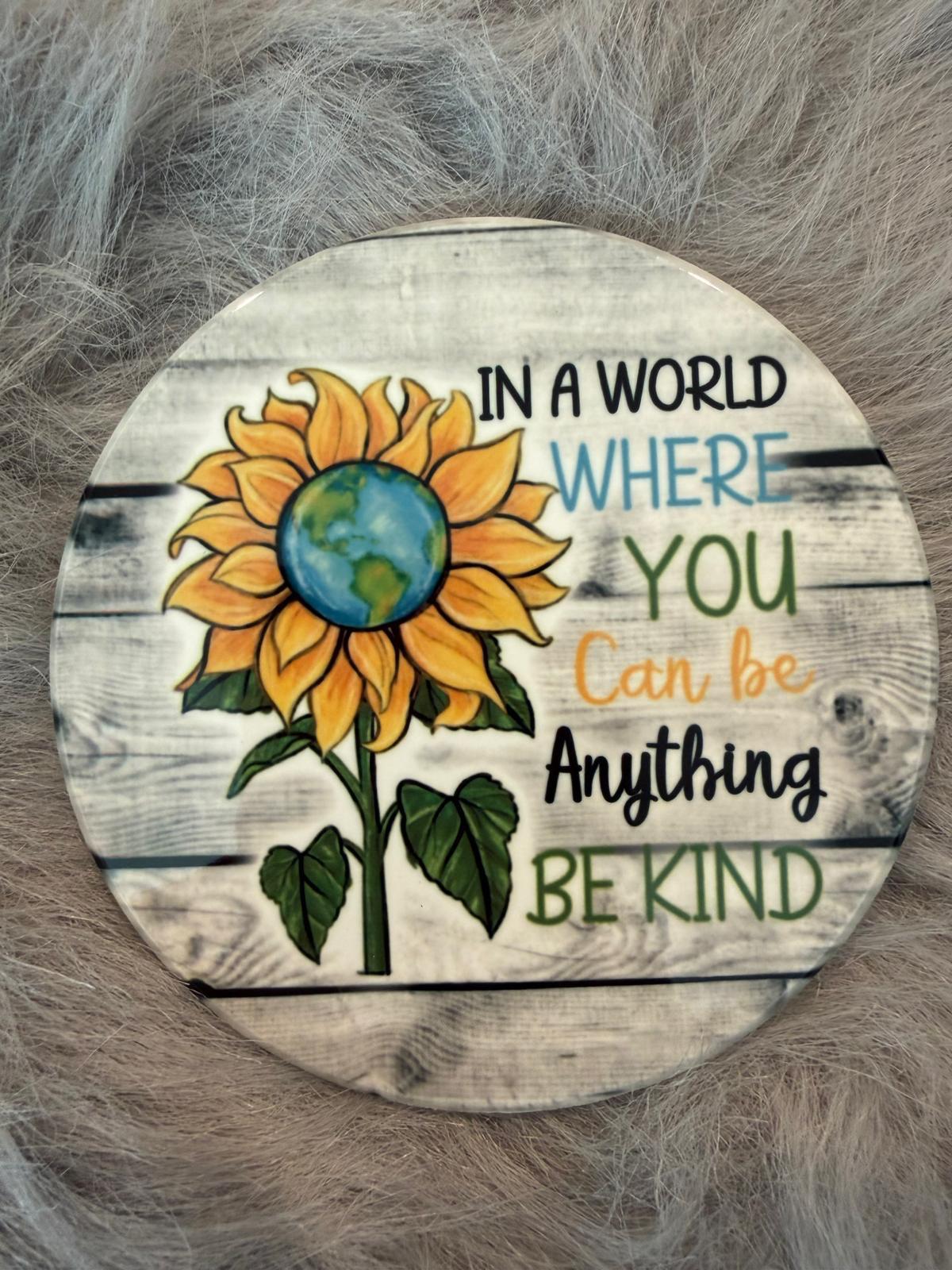 Sunflower Inspirational Coasters