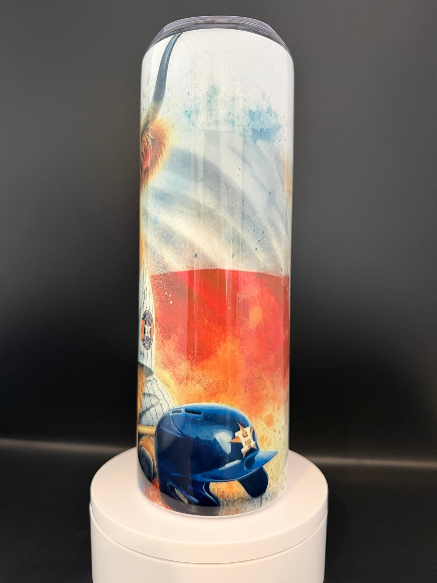 Astros Texas Flag Tumbler