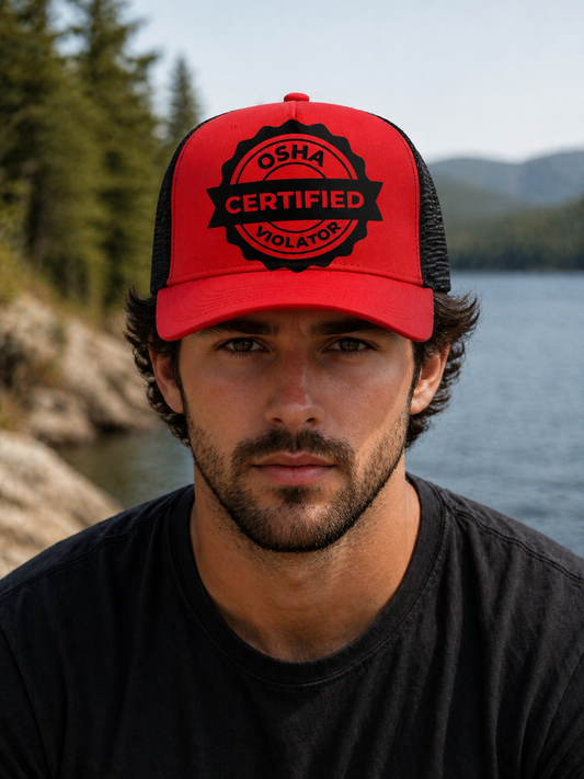 OSHA Certified Violator Trucker Hat