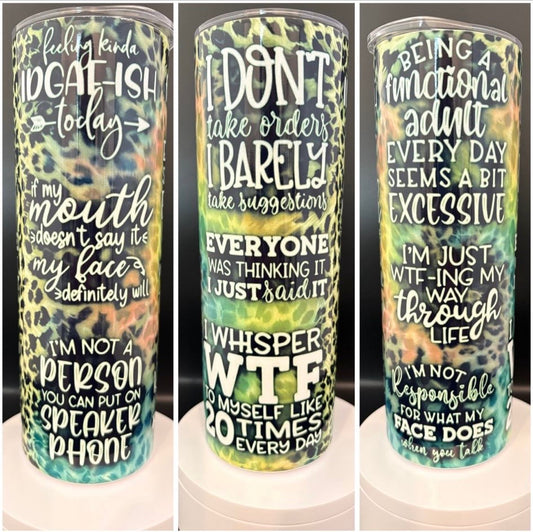 Sarcastic Woman Tumbler