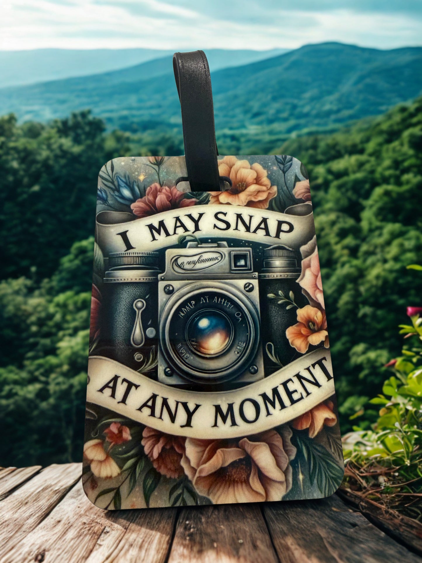 I may snap at any moment Luggage Tag