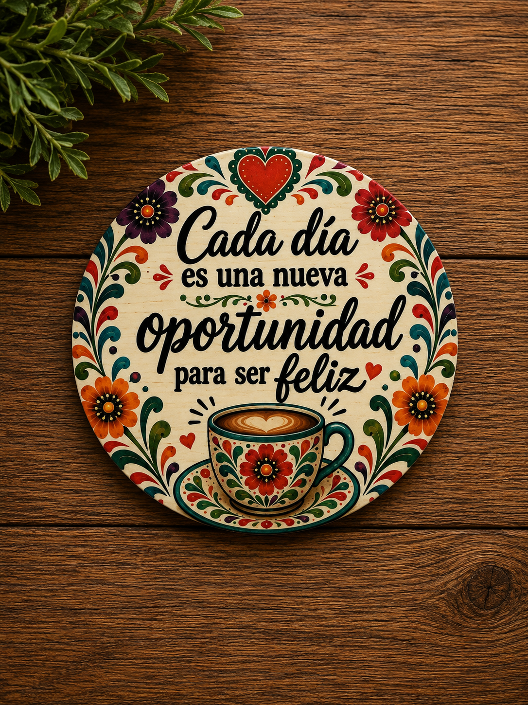 Amor y Cafecito Coasters