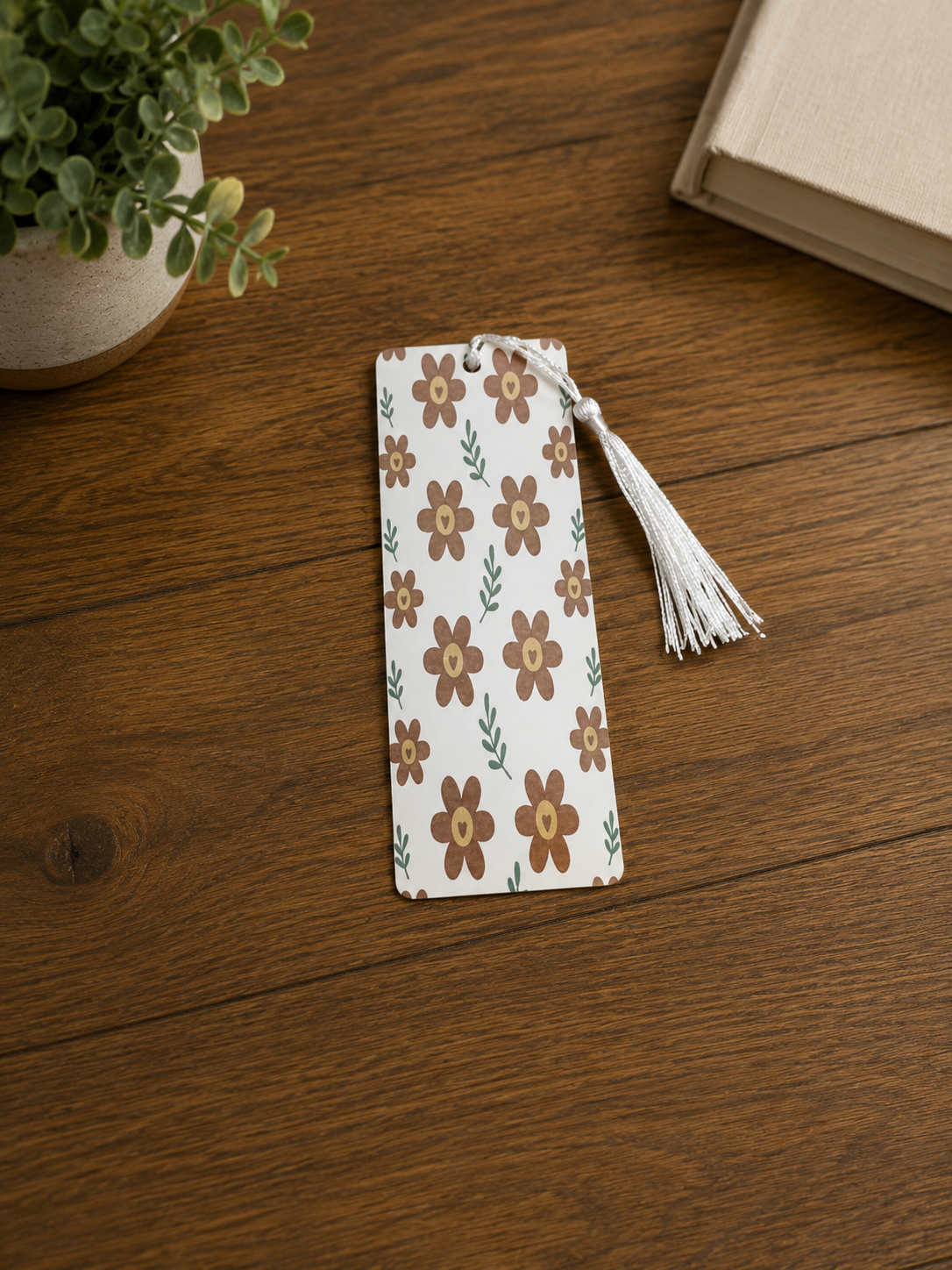 Happy Floral Bookmark