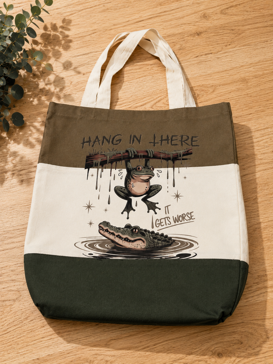 Hang in There Tote Bag