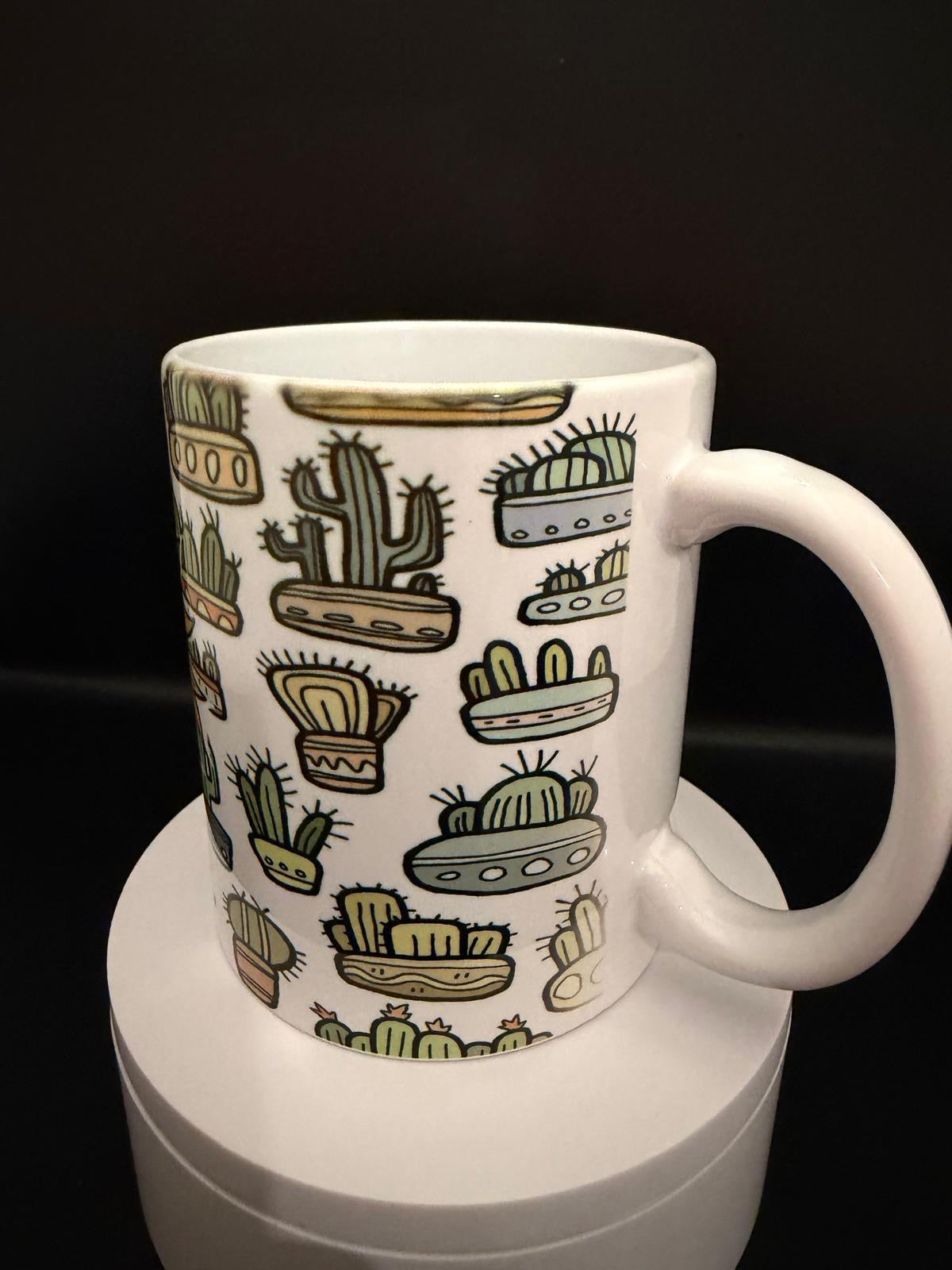 Cactus Sunflower Mug