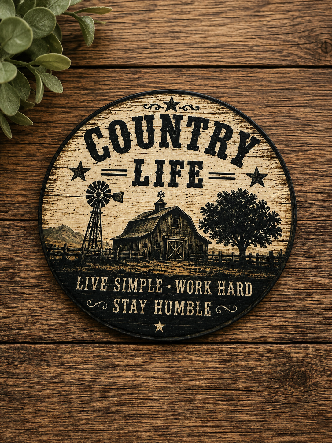 Western Rustic Coasters
