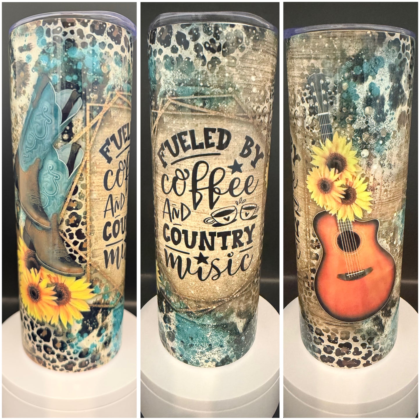Fueled by Coffee & Country Music Tumbler