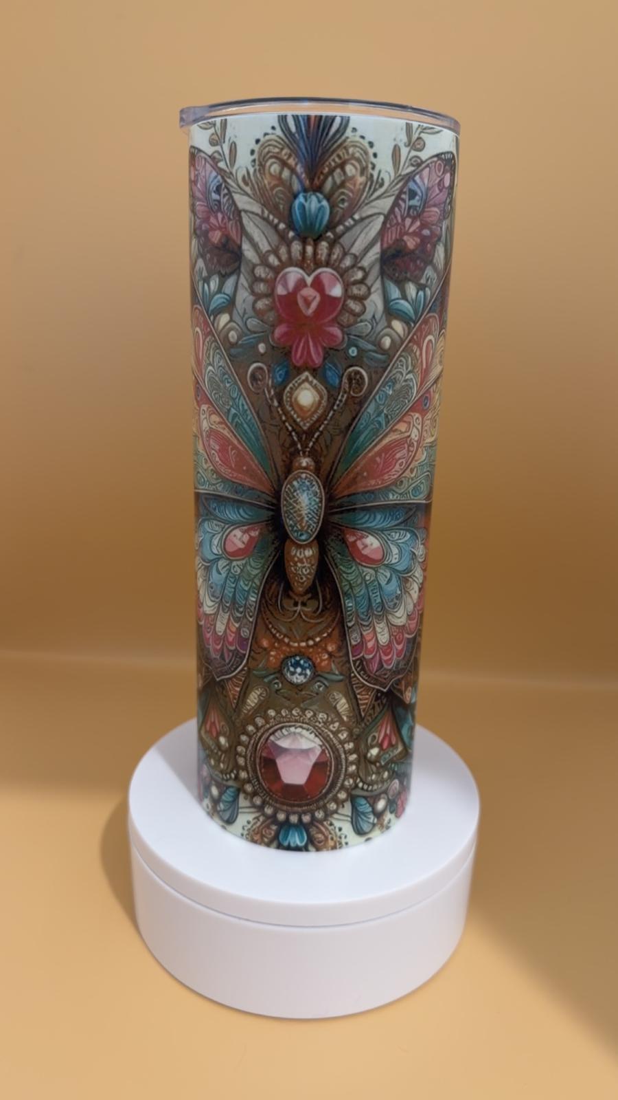 Gem Butterfly Tumbler