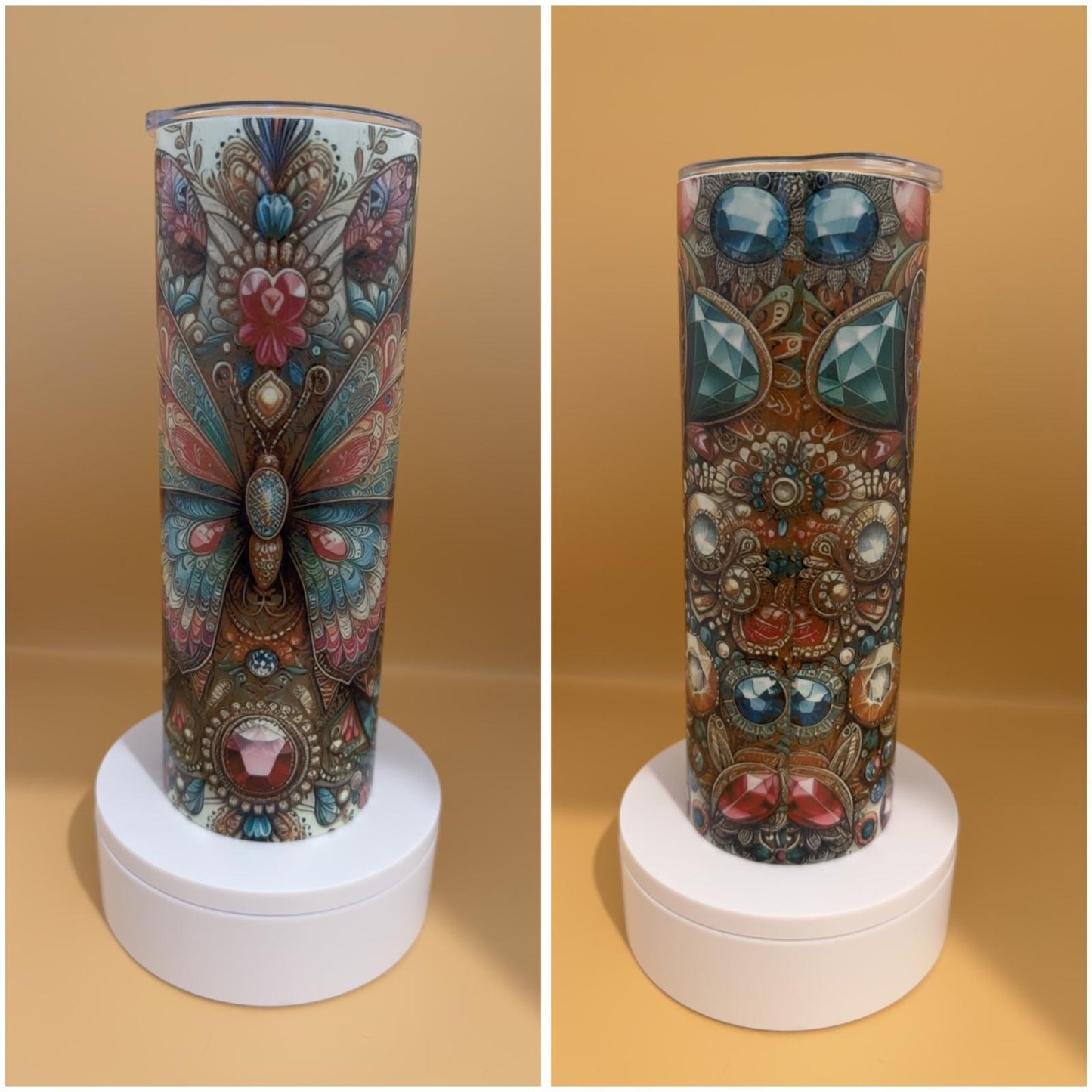 Gem Butterfly Tumbler